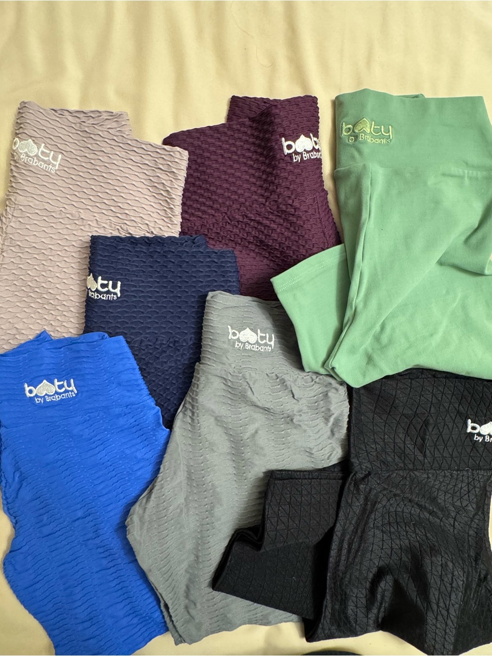 Booty by Brabants Legging Set - Blue, Green Gray Black Navy Burgundy Taupe Snake